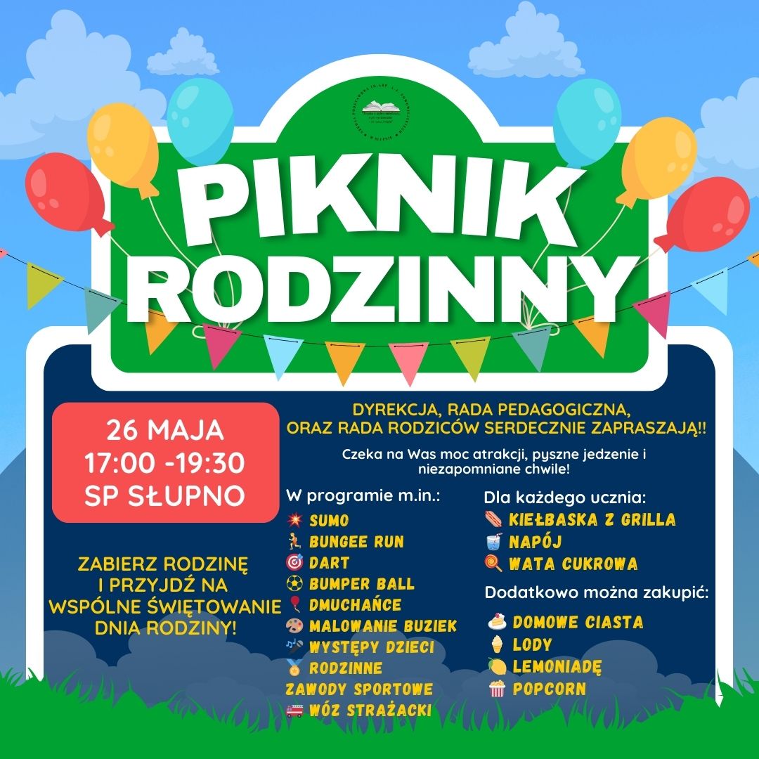 Zapraszamy na Piknik Rodzinny!